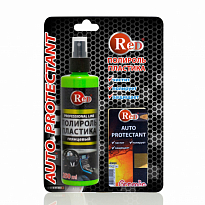  RED R4214 Полироль пластика глянцевый парфюм с губкой Gremlin 250мл в бл. 1шт./12шт.